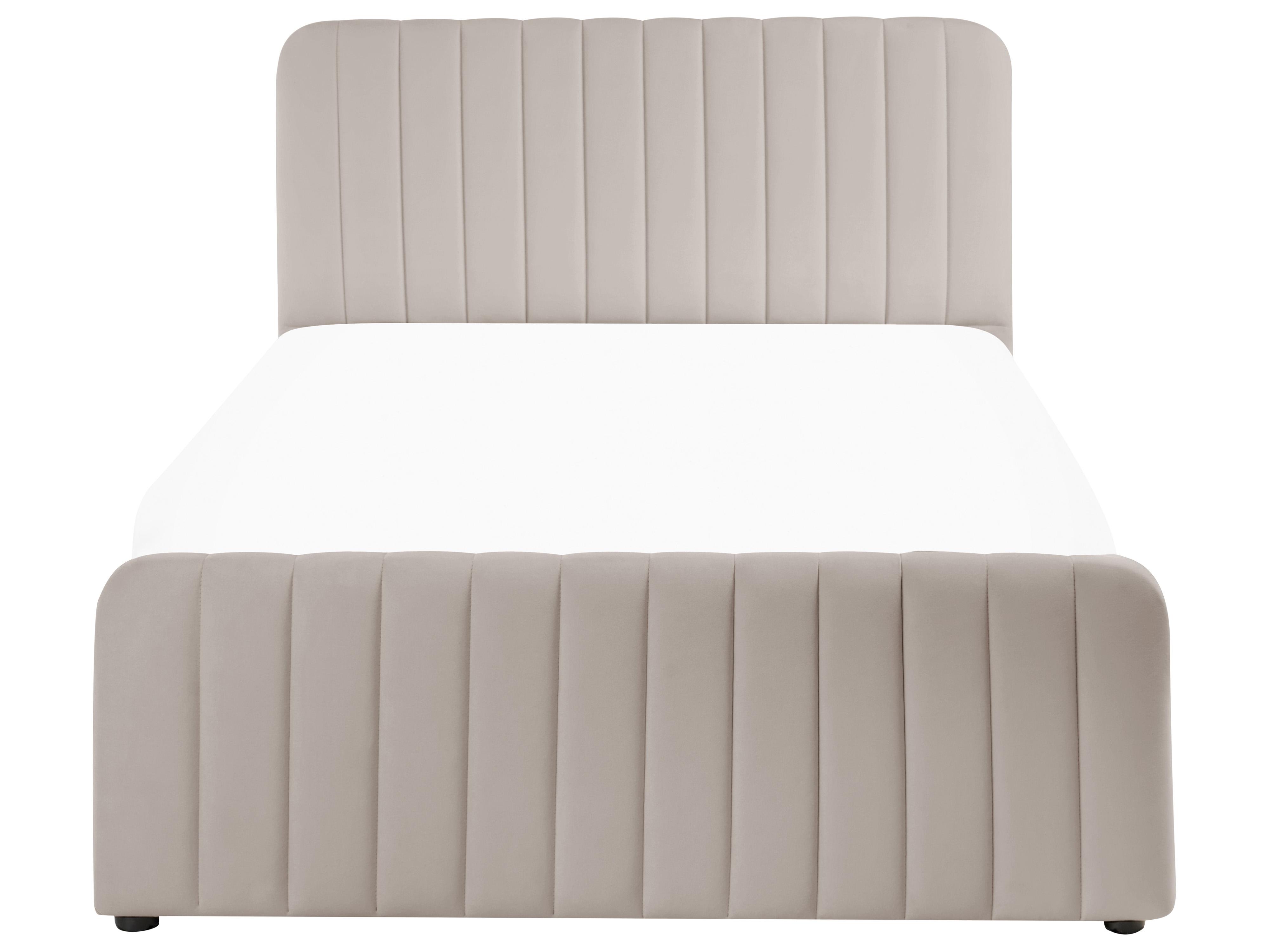 Ottoman Bed LUNAN Taupe 120 x 200 cm (EU Small Double)_1051499