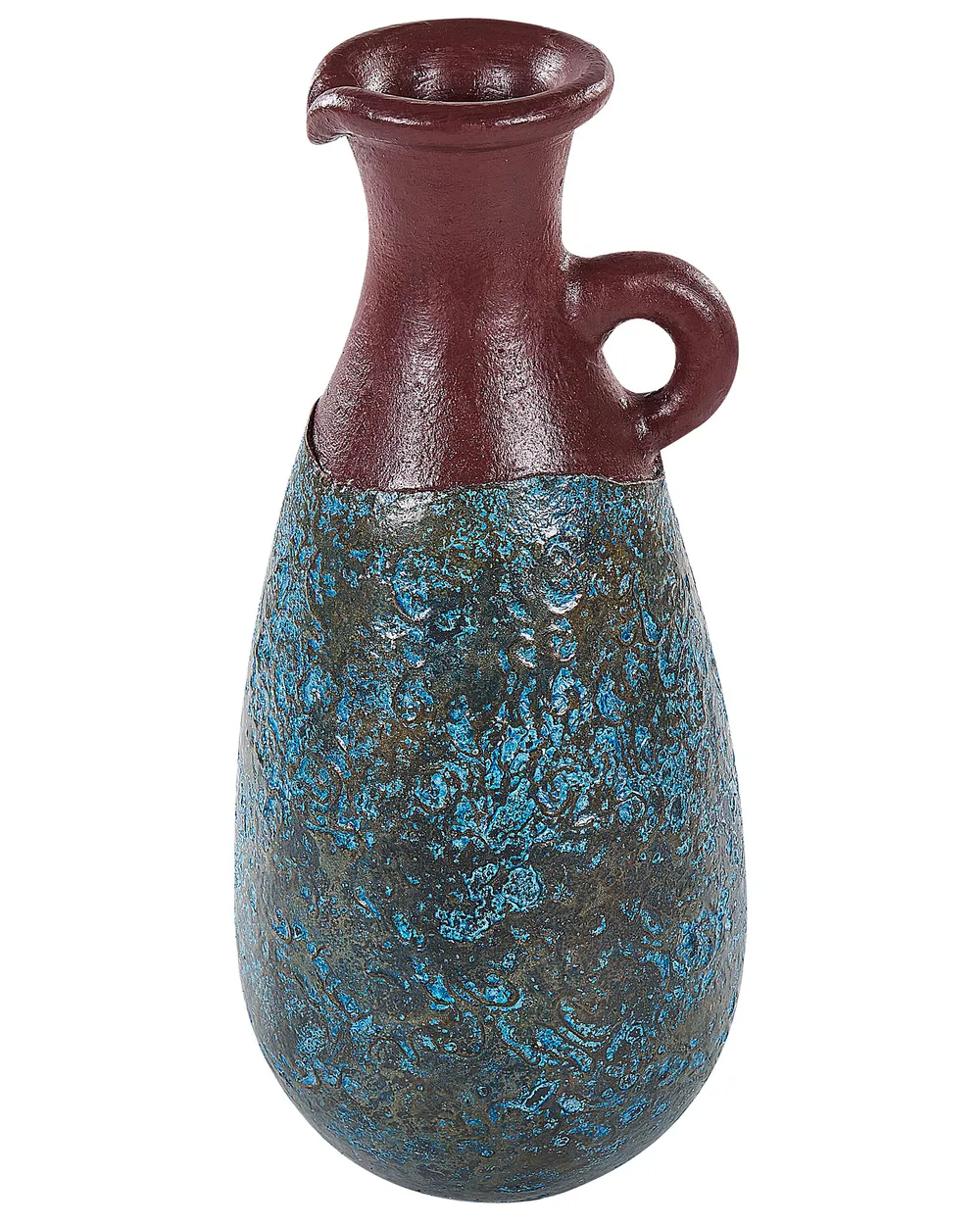 Dekovase VELIA 40 cm Keramik Blau_850827