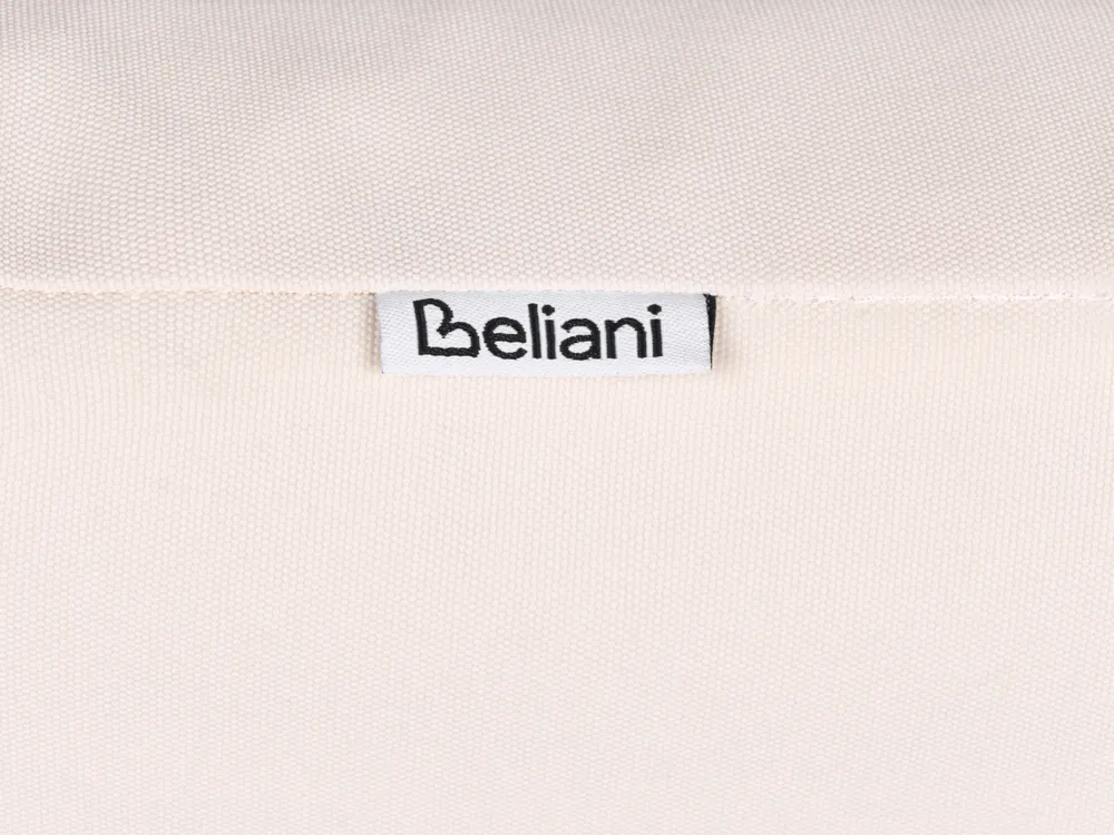 Sonnenliege mit Kissen VERDELLO mit Relaxfunktion Metall Beige_1078565