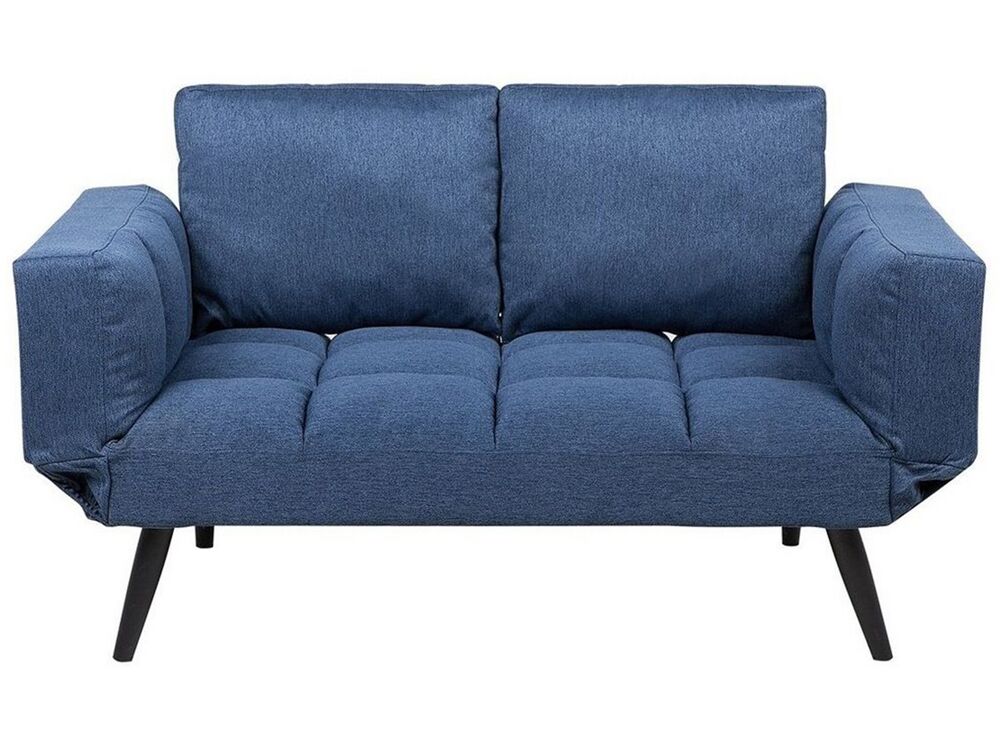 Kutijasta sofa dvosjed BREKKE Tkanina Mornarsko plava