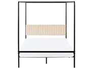 Himmelbett Metall MIRABEAU 140 x 200 cm Schwarz_1033511