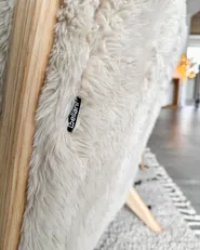 Sessel SKOVDE Webpelz Hellbeige_1036084