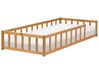 Kinderbett Kiefernholz MEYMAC 90 x 200 cm Braun