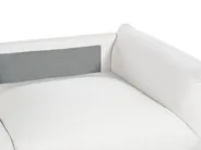 Sofa 3-Sitzer LUVOS Stoff Cremeweiß_885591