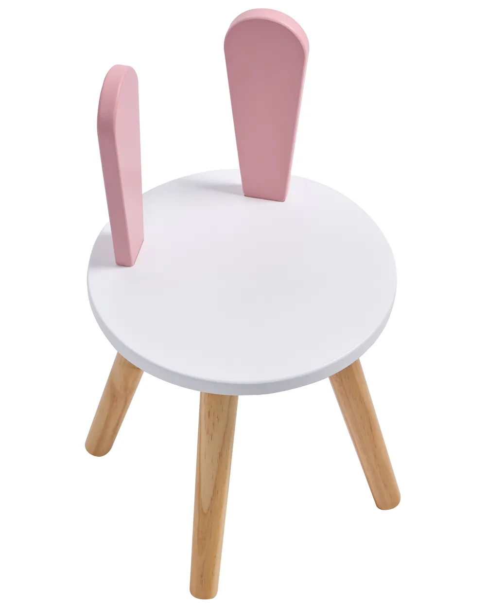 Kids Vanity Table with Chair LENAH Pink_1083571