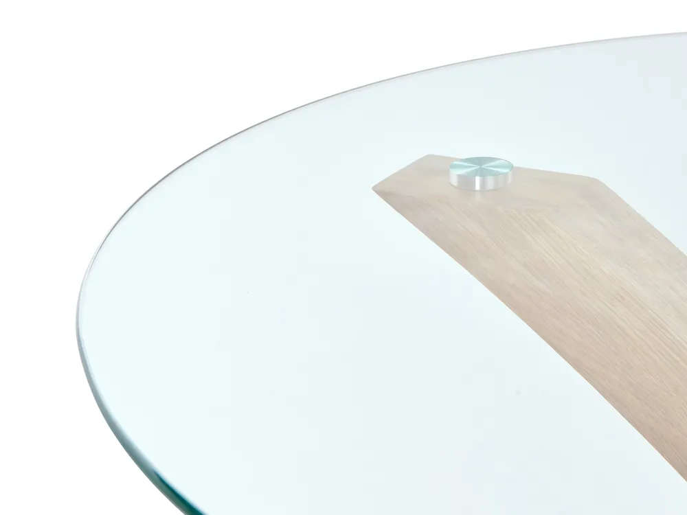 Esstisch YAPP Hellbraun 100 cm 100 cm Sicherheitsglas_1027515