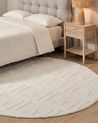 Rug KEVIREL Off-White ø 160 cm