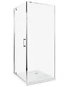 Duschkabine DARLI 80 x 80 x 185 cm Silber
