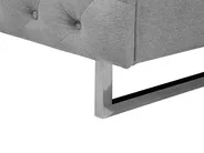 Sofa 2-Sitzer VISSLAND Stoff Hellgrau_706401