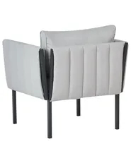 Lounge Set mit Tisch 5-Sitzer SKALA Metall Hellgrau_934650