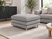 Ottomane HEDEN Stoff Grau_1183619