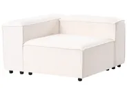 Modular Corner Sofa 2 Seater ARDAL with Ottoman Boucle Off-White Left Hand_908386