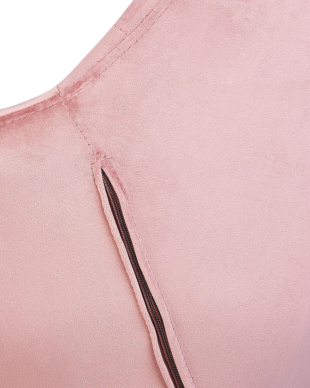 Schreibtischstuhl LABELLE Samtstoff Rosa_854927