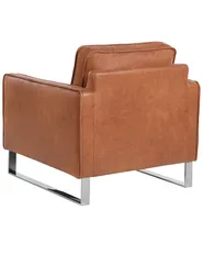 Sessel VIND Kunstleder Goldbraun_779834