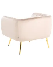 Sessel LACONIA Samtstoff Taupe_1082330