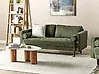 Sofa 3-Sitzer NURMO Stoff Dunkelgrün