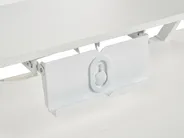 Schreibtisch elektrisch höhenverstellbar WILBANKS 120 cm 60 cm mit USB-Anschluss Weiß_1031131
