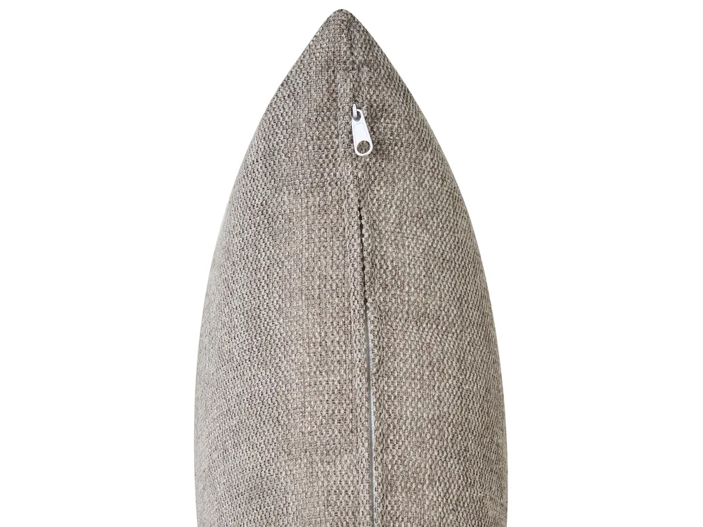 Ecksofa 3-Sitzer SVANSELE Stoff Taupe rechtsseitig_901633