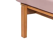 Sonnenliege mit Kissen LATERZA  mit Relaxfunktion zertifiziertes Akazienholz Taupe_1165883