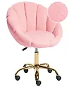 Schreibtischstuhl ANNABELLE Bouclé Rosa