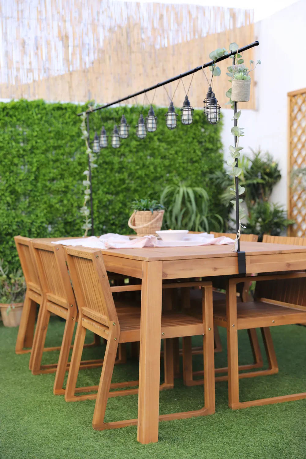Gartentisch LIVORNO 210 cm 90 cm Akazienholz Braun_831837