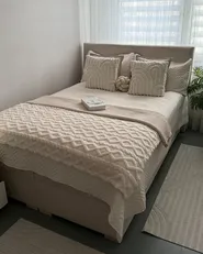 Kontinentalni krevet s prostorom za pohranu MAJOR Svijetlo bež 140 x 200 cm_1047397