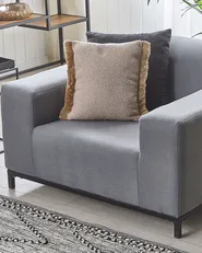 Sessel ROVIGO Stoff Grau_795302