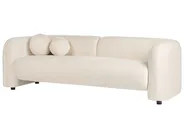 Living Room Set 5 Seater LEIREN Velvet Off-White_920773