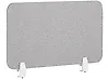 Schreibtischtrennwand WALLY 80 x 40 cm Hellgrau