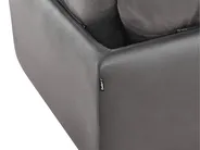 Sofa 3-Sitzer REVSNES Stoff Schwarz_965357