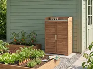 Pflanztisch TEREVILLE 67 cm 100 cm Tannenholz Braun_1041649