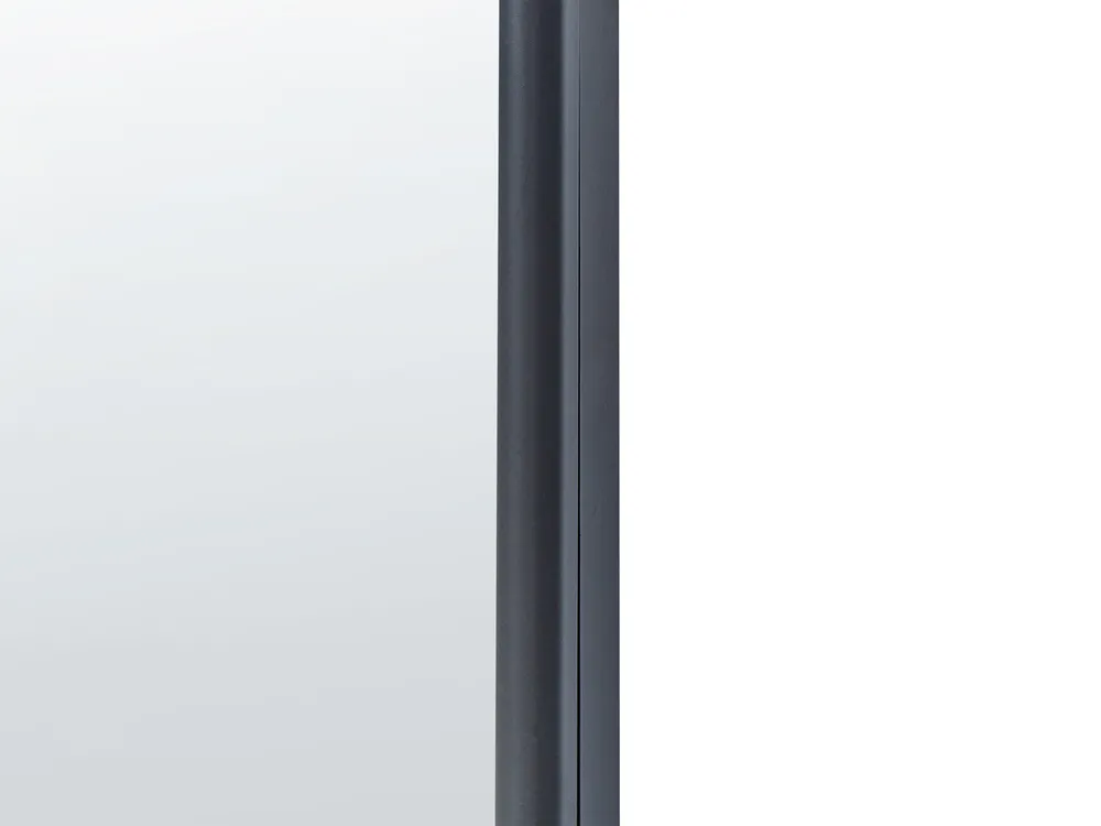 Wall Mirror JARNAGES 45 cm 145 cm Metal Black_900650
