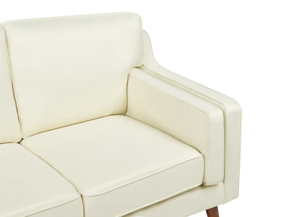 Sofa 2 Seater LOKKA Fabric Off-White_893738