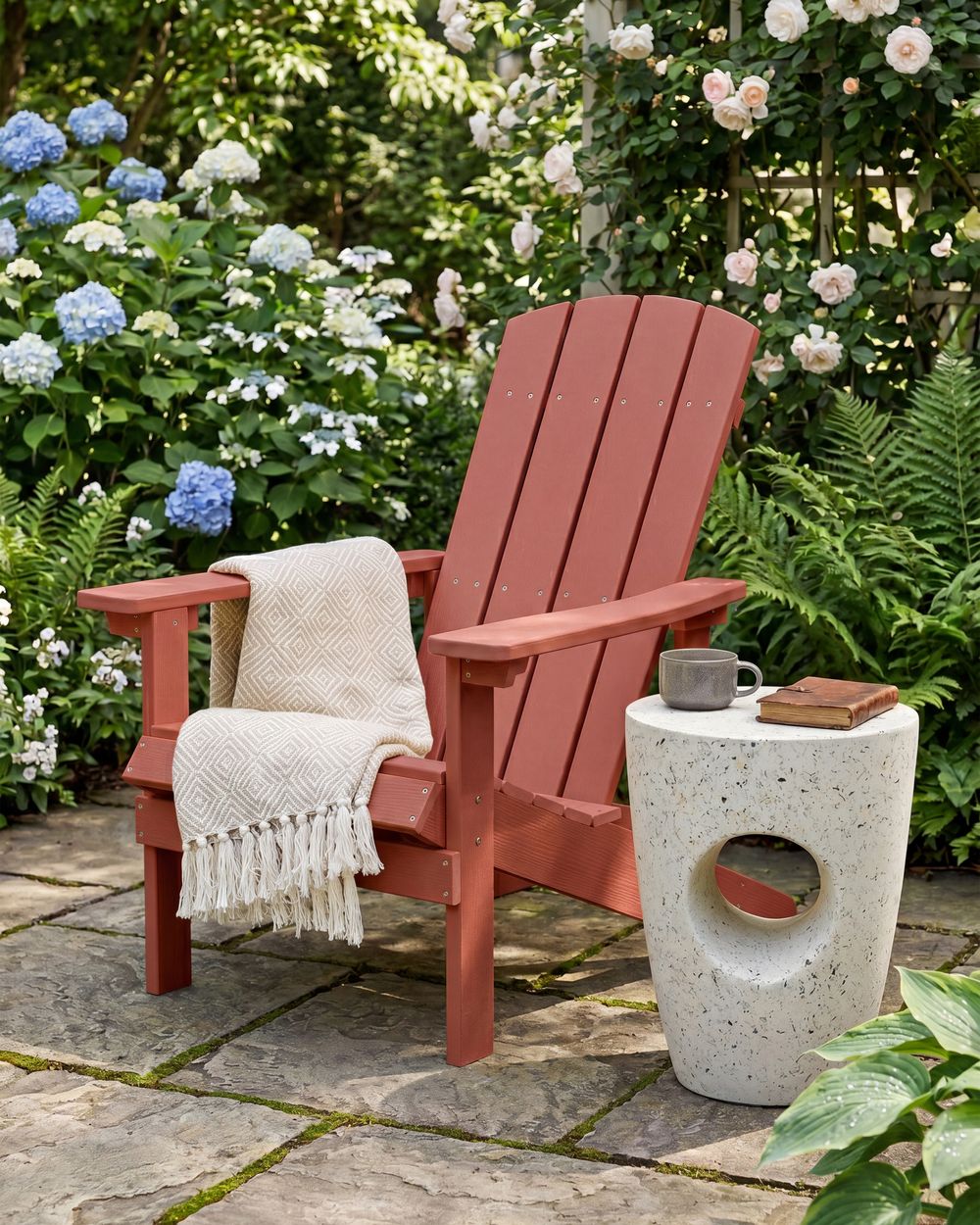 Tuinstoel ADIRONDACK Rood