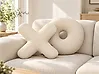 Dekokissen 2er Set HESPERIS Bouclé Beige Ohne Muster