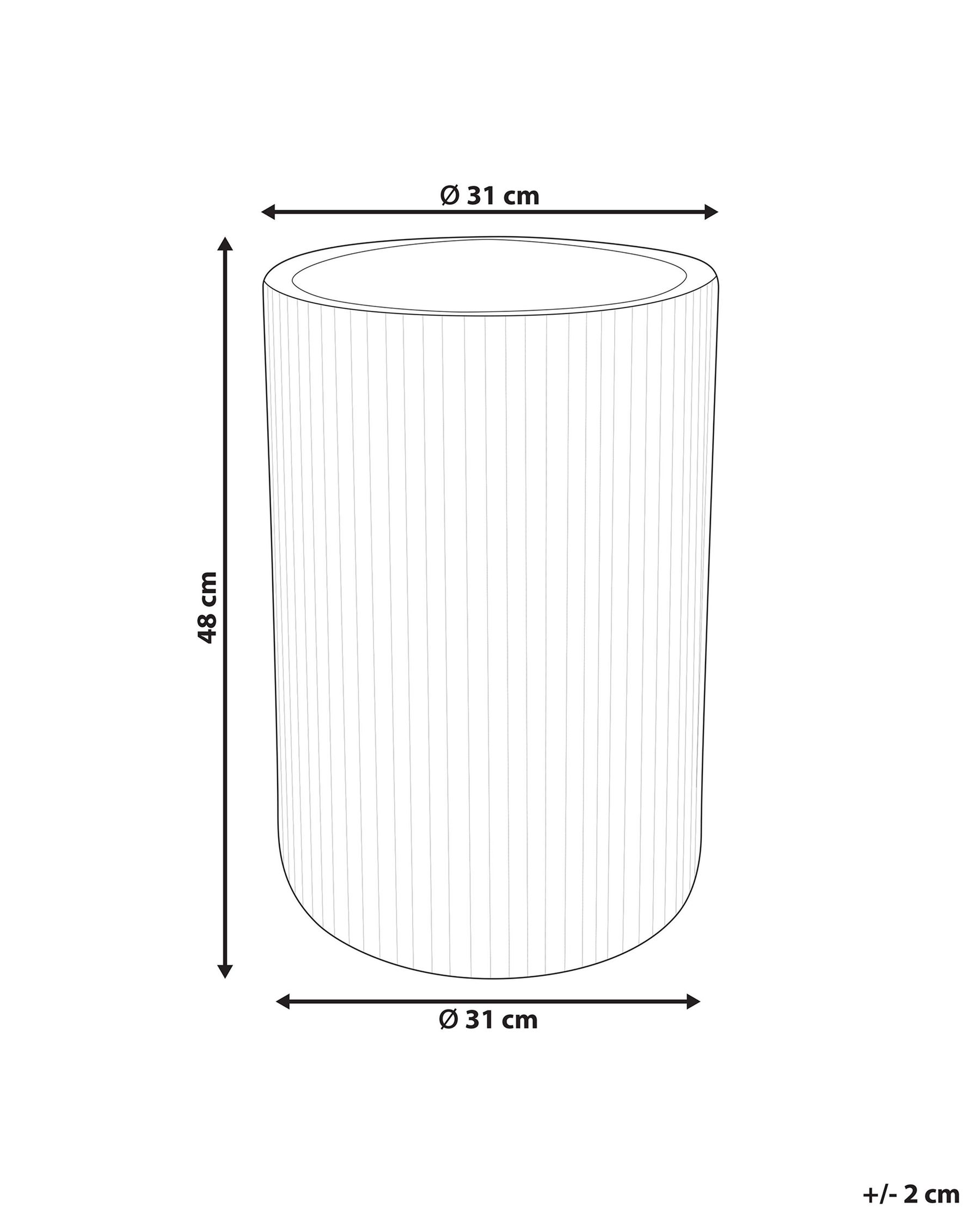 Blumenkübel EANTIO 30 cm Braun_1018111