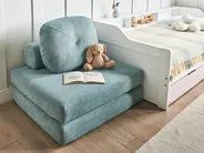 Single Sofa Bed OLDEN Fabric Light Blue_980929