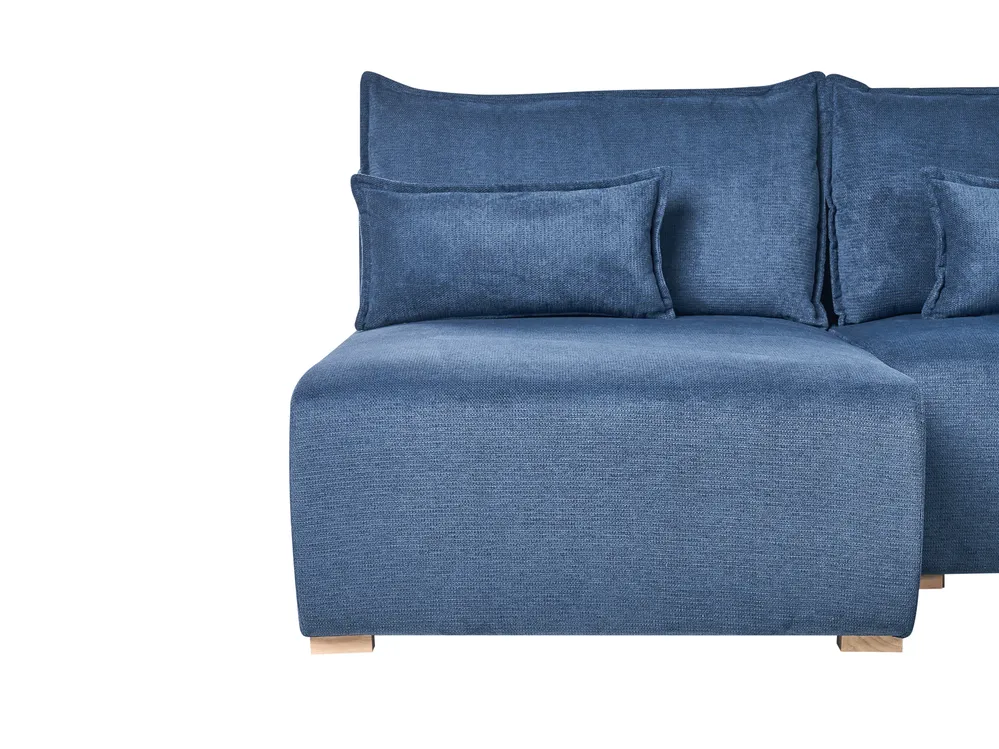Modular U-Shape Sofa NERBO Fabric Blue_1035056