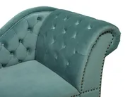 Right-Hand Chaise Longue NIMES Velvet Mint Green_712564