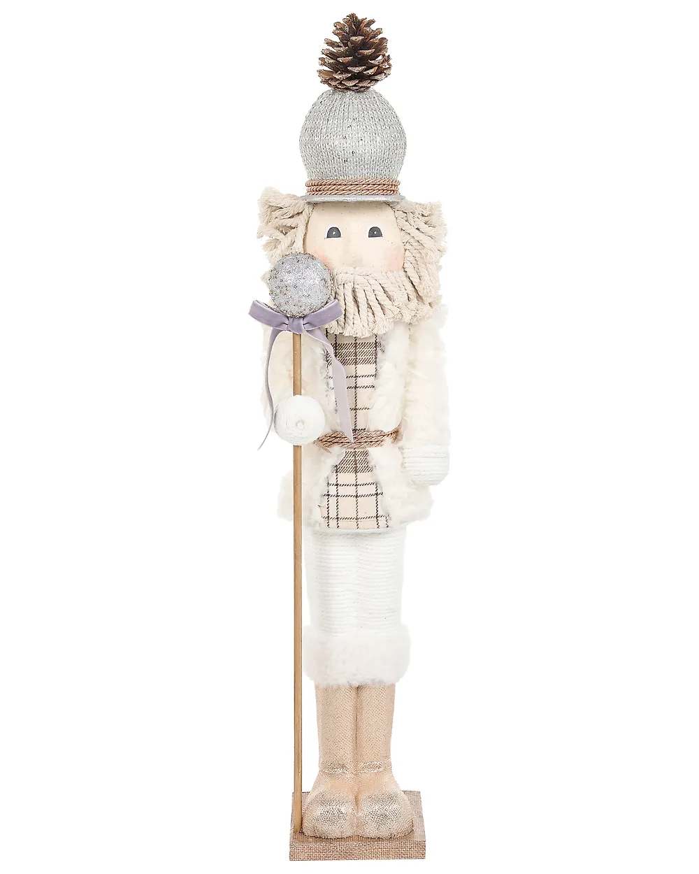 Set od 2 dekorativne figurice ALANIEMI 52/79 cm Orašar bež_1156619