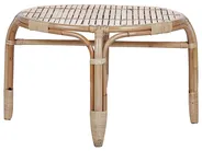 Lounge Set mit Tisch 4-Sitzer BRINDISI Rattan Naturfarben_796594