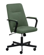 Bürostuhl CAROGA Stoff Dunkelgrün_994536