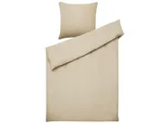 Ensemble de housses de couette AVONDALE 135 x 200 cm Satin de coton Beige_815142