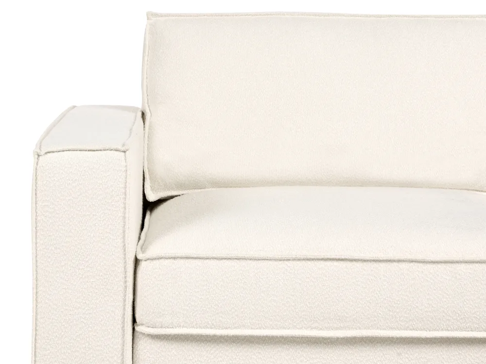Corner Sofa KOLDING with Ottoman Boucle Light Beige Left Hand_1008333