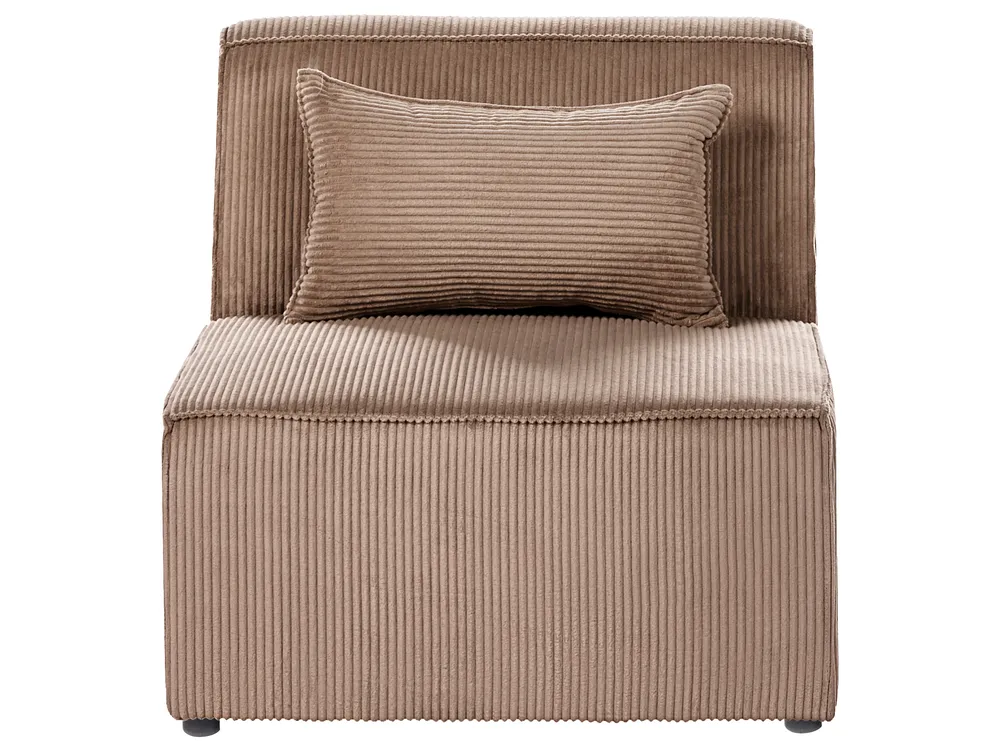 Modulsofa 3-Sitzer LEMVIG Cord Dunkelbeige_1053281
