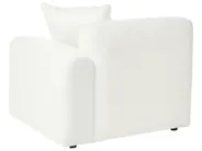 Modular Corner Sofa 3 Seater HEDE Boucle White Right Hand_1091891