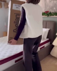 Memory Foam Mattress Topper DAZZEL 140 x 200 cm (EU Double)_1052446