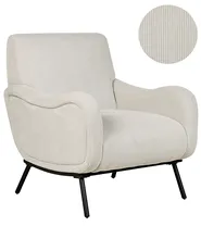 Armchair ALMIND Corduroy Light Grey_884582