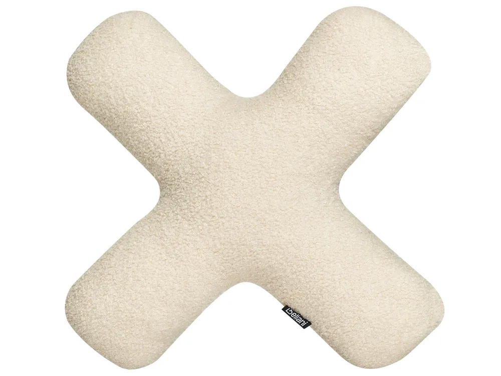 Dekokissen 2er Set HESPERIS Bouclé Beige Ohne Muster_888263