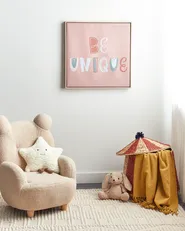 Canvas TAURISANO 63 x 63 cm Kindermotiv Rosa_891175